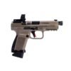 Canik TP9SF Elite Combat 9mm Luger 4.73in Flat Dark Earth Cerakote Pistol - 18+1 Rounds