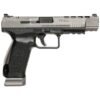 Canik TP9SFX 9mm Luger 5.2in Tungsten Gray Cerakote Pistol - 20+1 Rounds