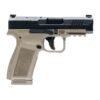Canik METE 9mm Optics Ready Slide Cut 17+1, Black/FDE - MC9LS